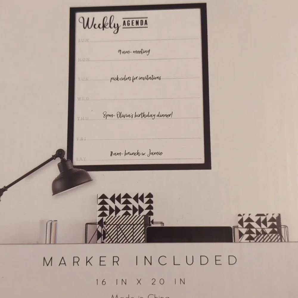 Dry Erase Calendar 16×20 IN